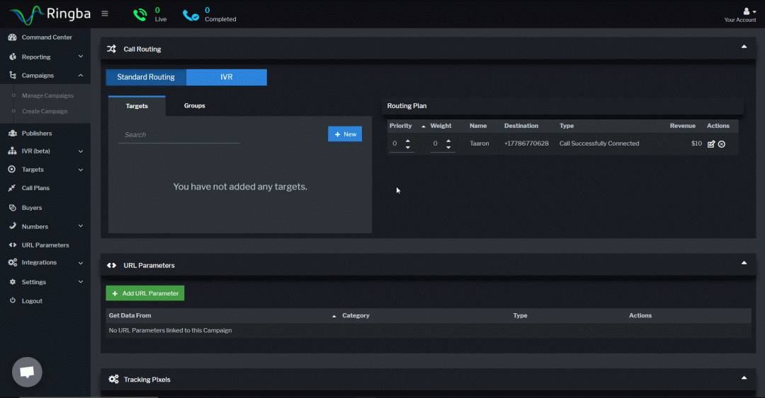 Introducing Custom IVRs for Call Routing - Ringba | Inbound Call Tracking