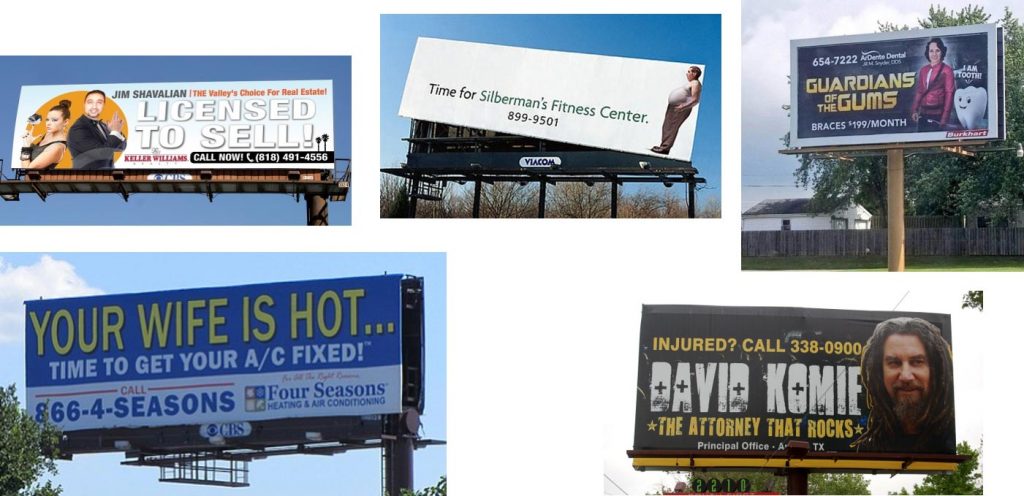 Billboard advertising example