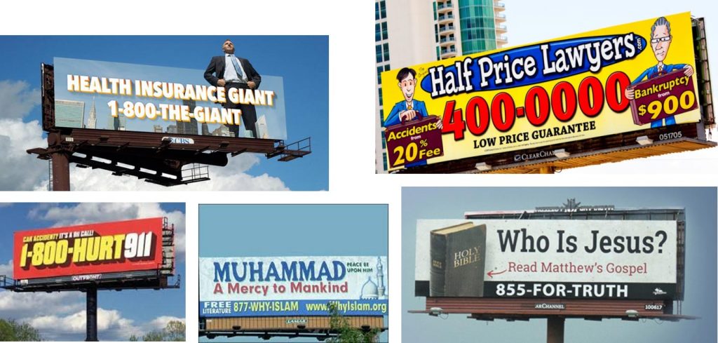 Billboard advertising example #2